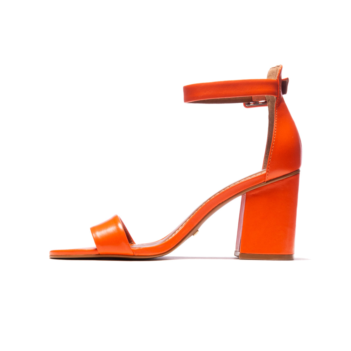 L'intervalle Paradiso Cuir Orange Orange