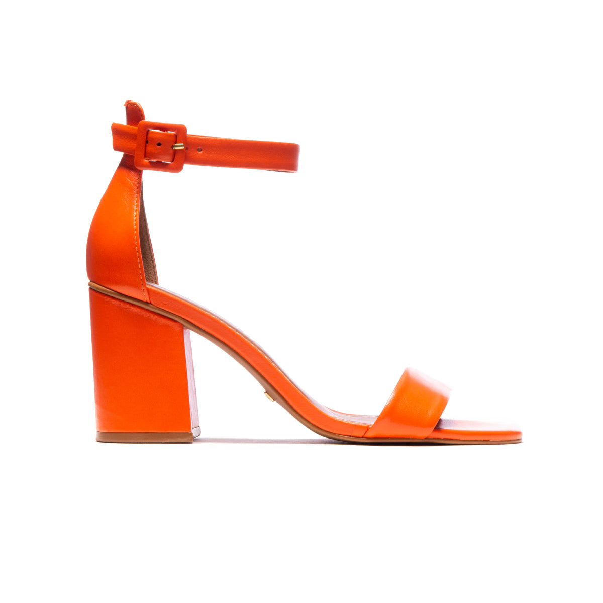 l'intervalle Paradiso cuir orange Orange