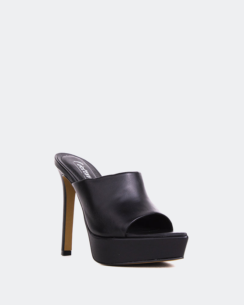 L'intervalle Paraga Noir Cuir Noir