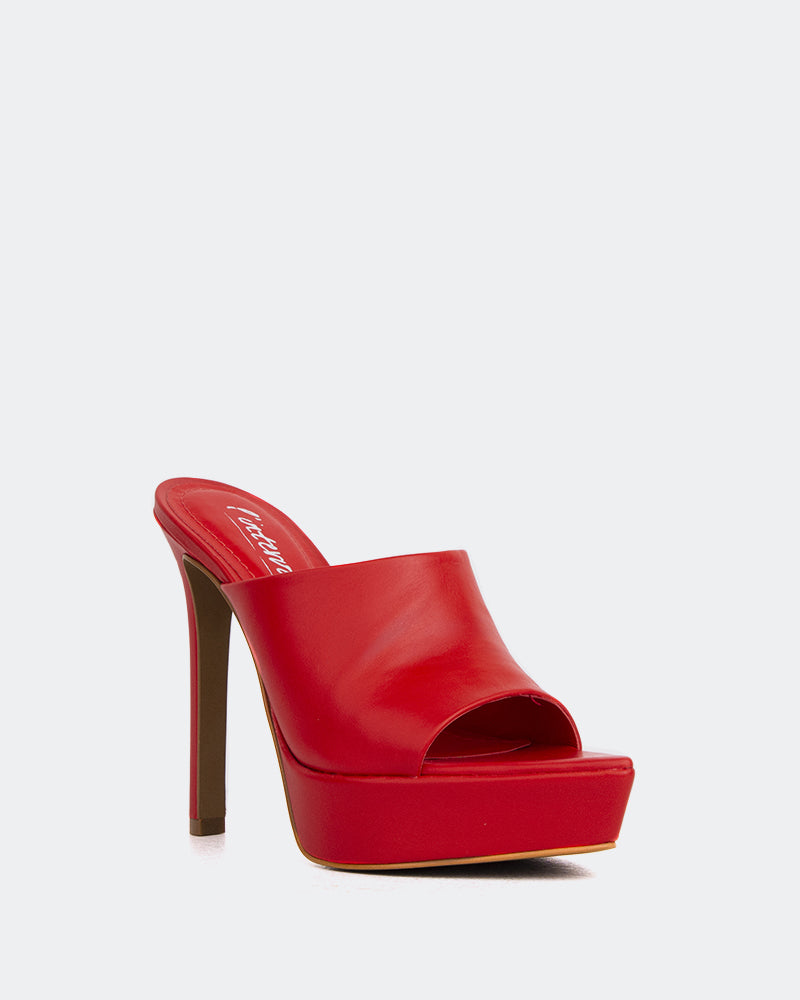 L'intervalle Paraga Rouge Cuir Rouge