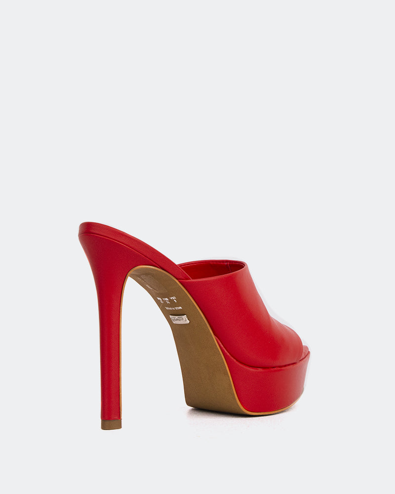 L'intervalle Paraga Rouge Cuir Rouge