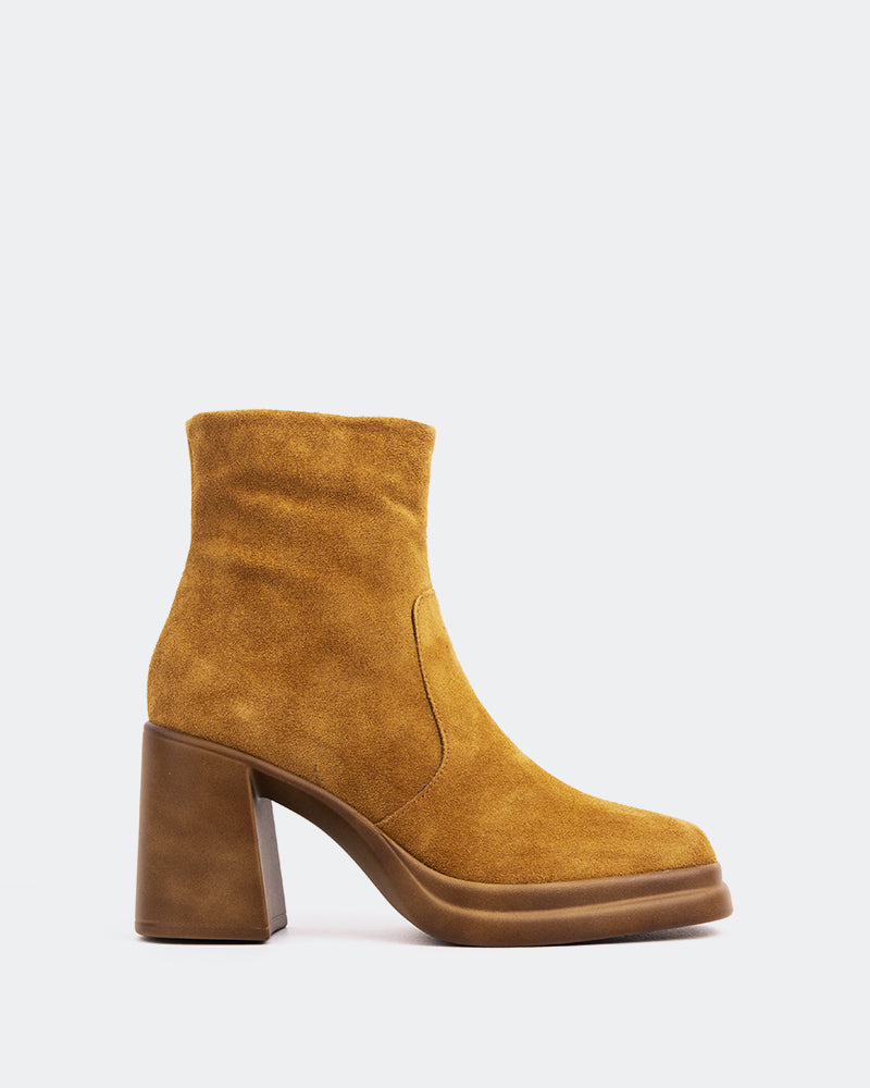 l'intervalle Parma Cognac Suède Brun