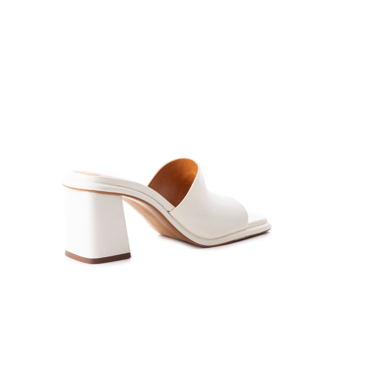 L'intervalle Parmenia Blanc Cassé Cuir Blanc