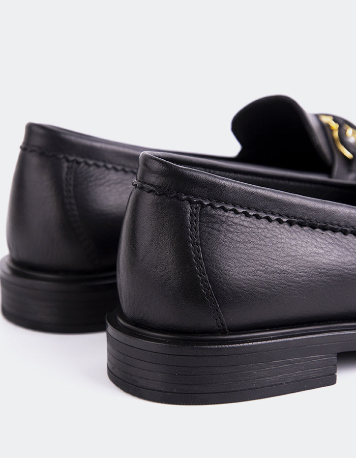 L'intervalle Patsy Noir Cuir Noir