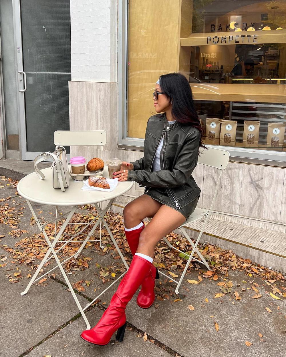 L'intervalle Philina Rouge Stretch Rouge