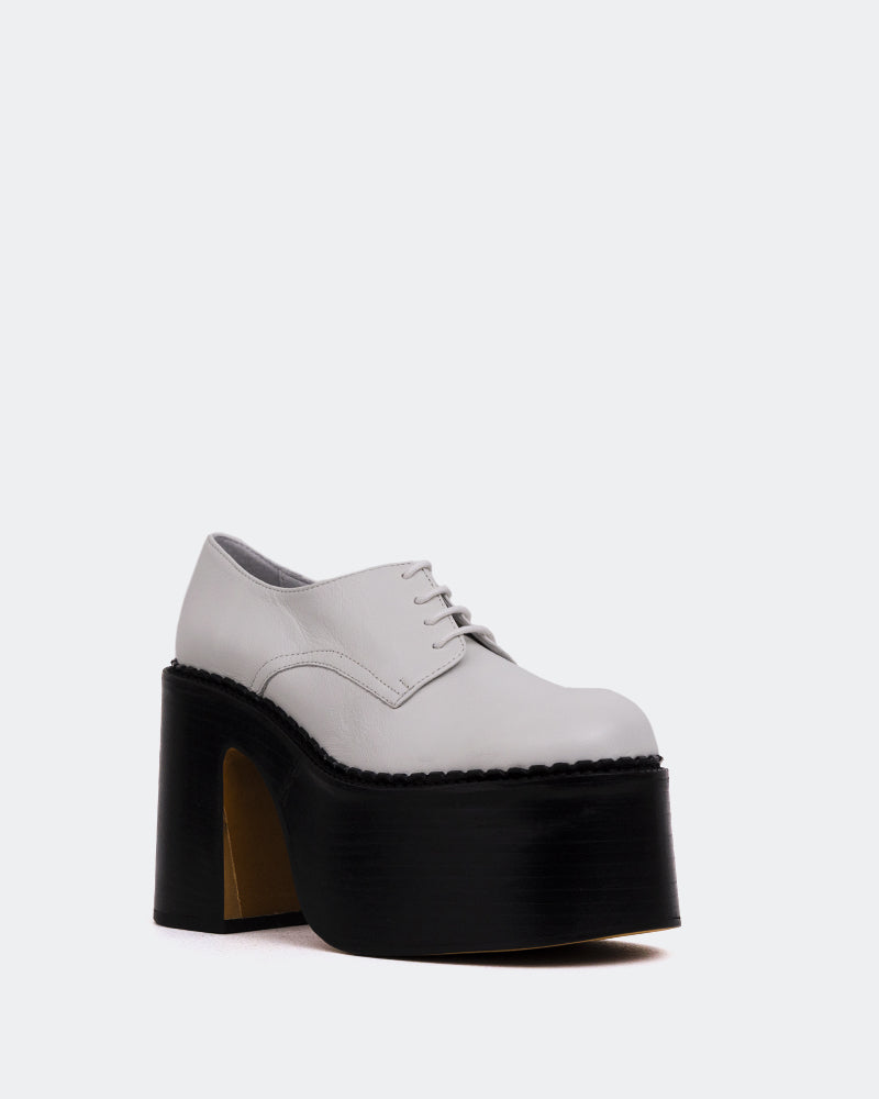 L'intervalle Phineas Blanc Cuir Blanc