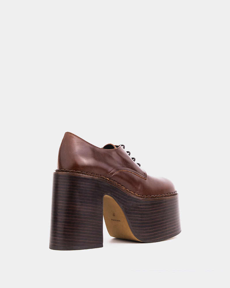 L'intervalle Phineas Cuir Marron Brun