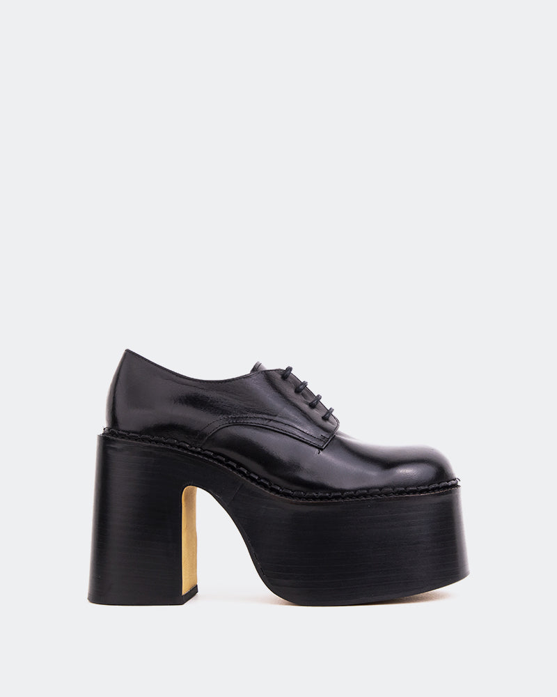 l'intervalle Phineas Noir Cuir Noir