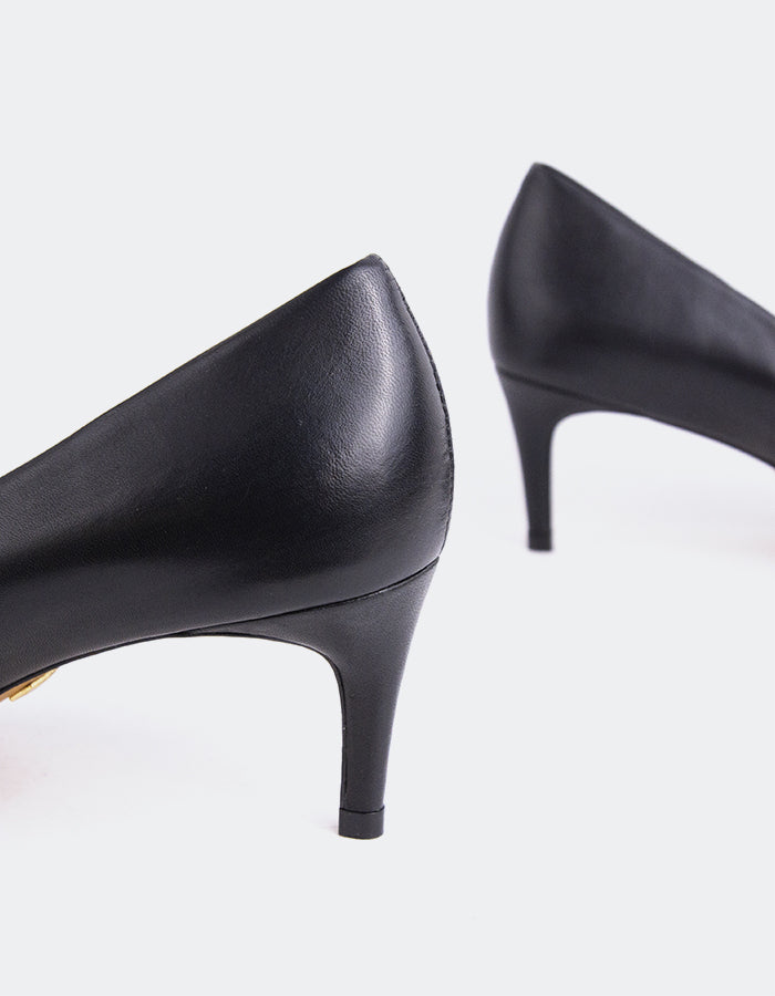 L'intervalle Phlox Noir Cuir Noir