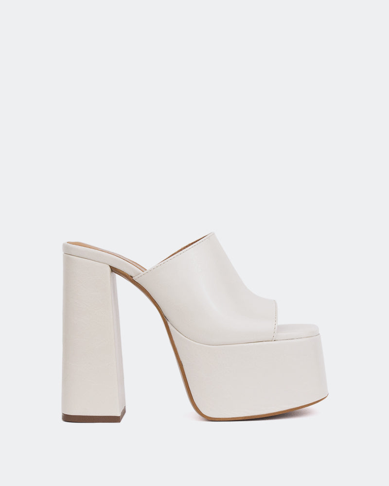 l'intervalle Piccioli Blanc Cassé Cuir Blanc