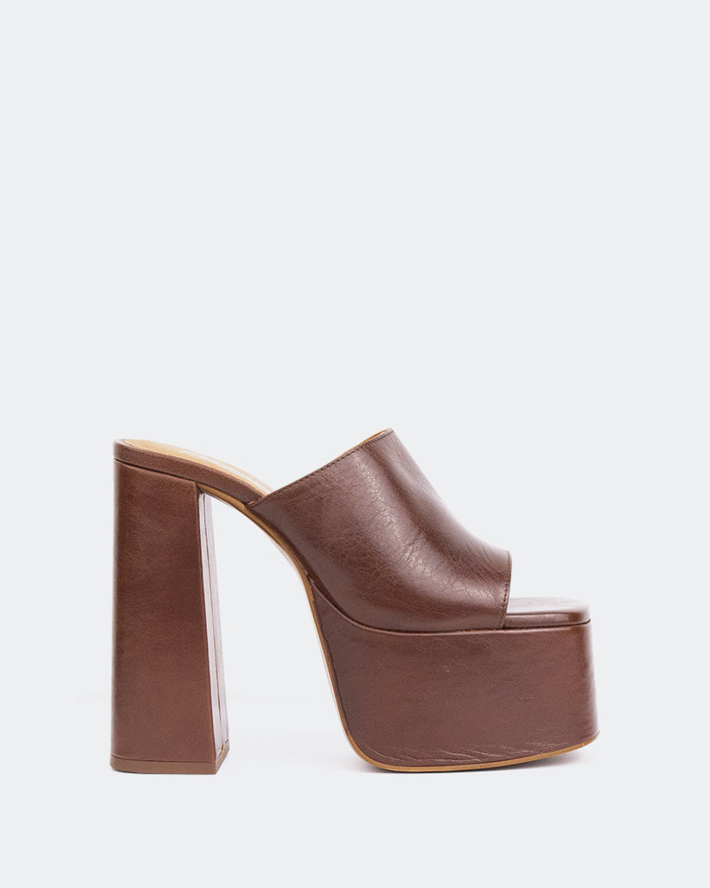 l'intervalle Piccioli cuir marron Brun