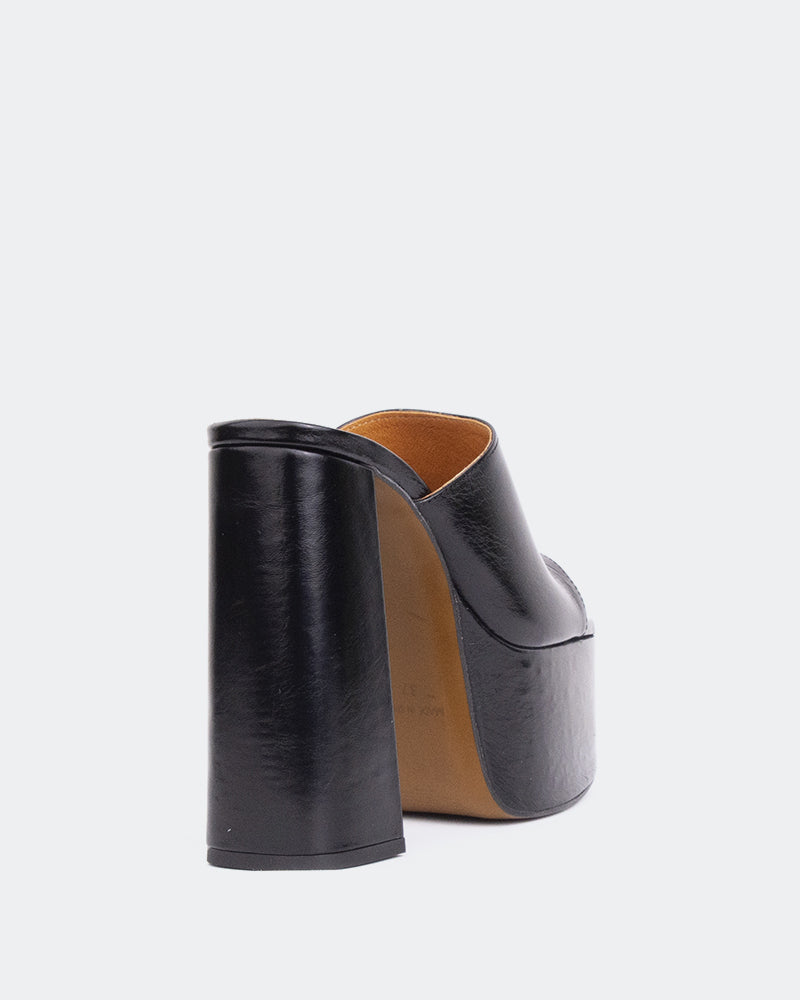 L'intervalle Piccioli Noir Cuir Noir