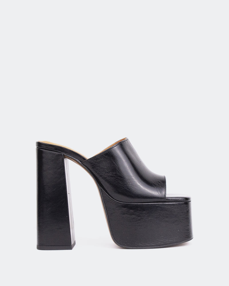 l'intervalle Piccioli Noir Cuir Noir