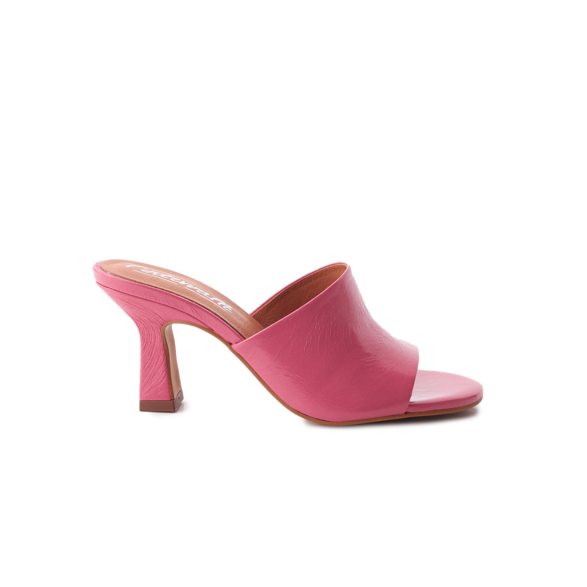 l'intervalle Pinto Hot Rose Cuir Rose