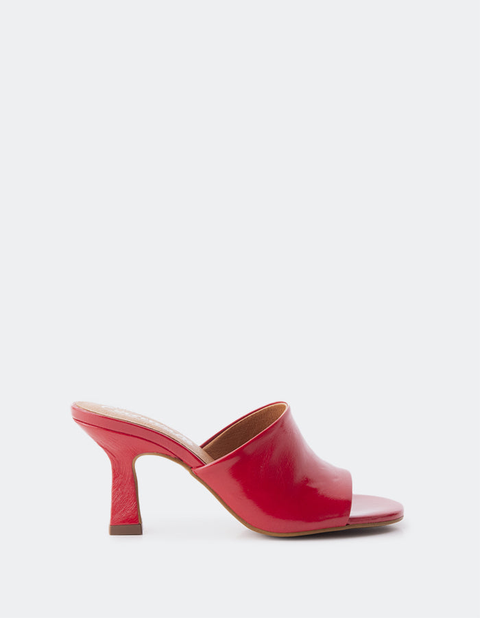 l'intervalle Pinto Rouge Cuir Rouge