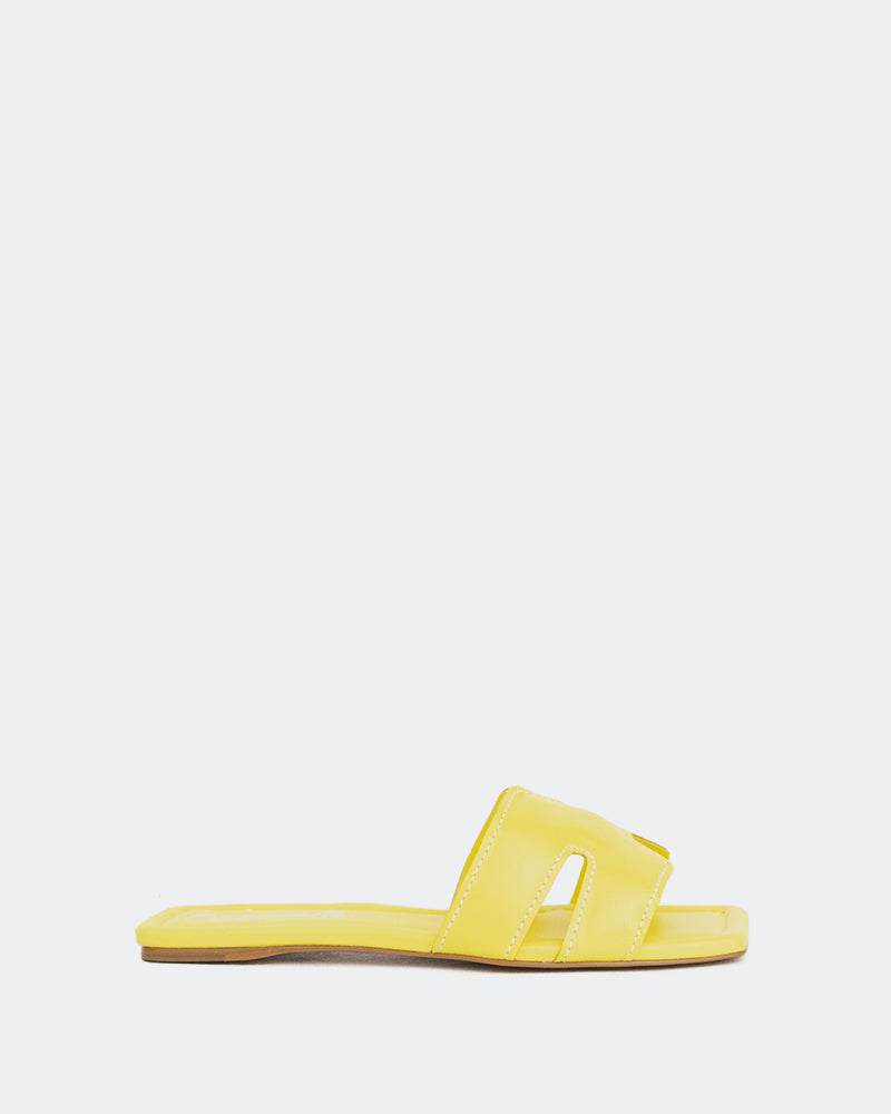 L'intervalle Placida Jaune Cuir Jaune