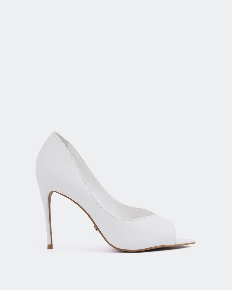 l'intervalle Poise Blanc Cuir Blanc