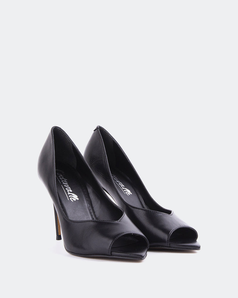 L'intervalle Poise Noir Cuir Noir