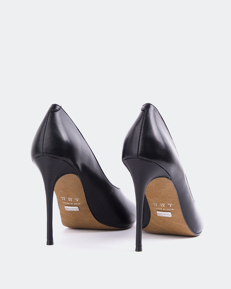 L'intervalle Poise Noir Cuir Noir