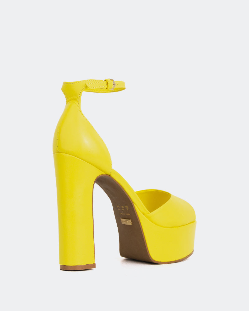 L'intervalle Porfi Jaune Cuir Jaune