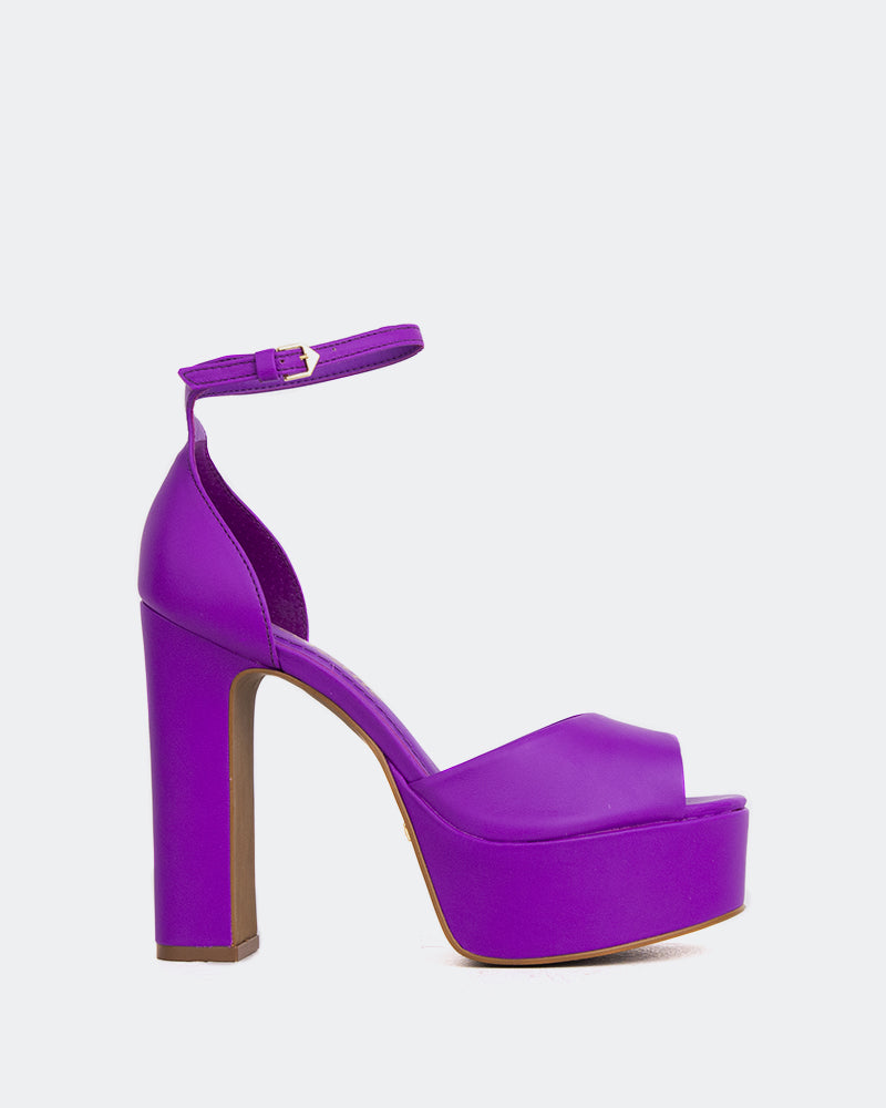 l'intervalle Porfi Mauve Cuir Mauve