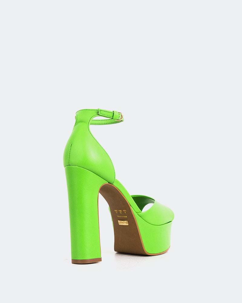 L'intervalle Porfi Vert Cuir Vert