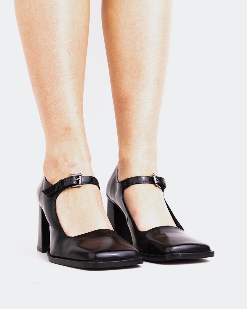 L'intervalle Posh Noir Cuir Noir