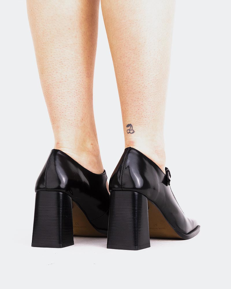 L'intervalle Posh Noir Cuir Noir