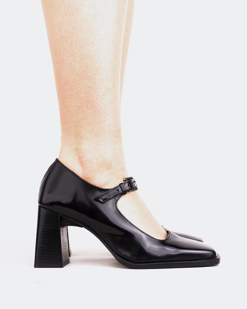 l'intervalle Posh Noir Cuir Noir