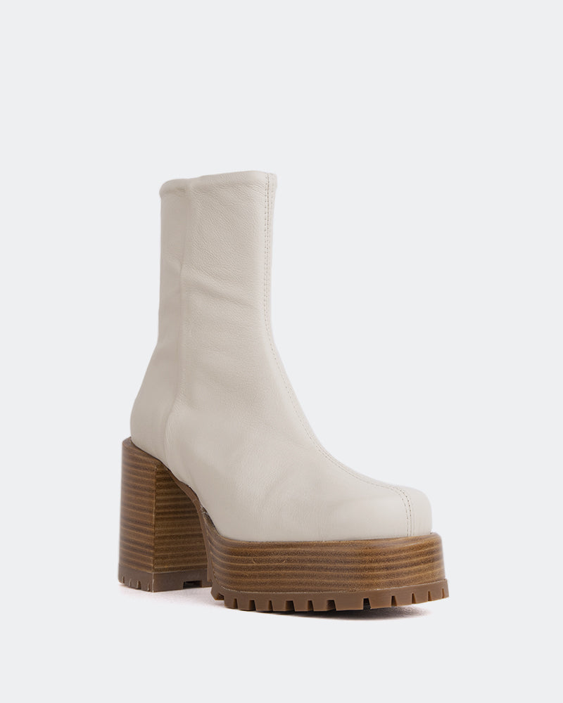 L'intervalle Prescot Blanc Cassé Cuir Blanc