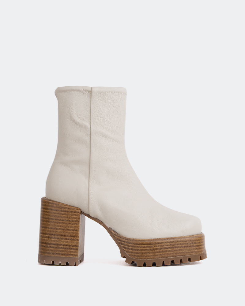 l'intervalle Prescot Blanc Cassé Cuir Blanc