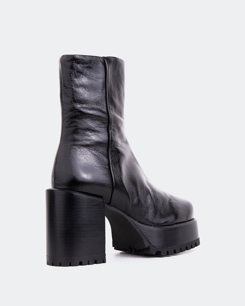 L'intervalle Prescot Noir Cuir Noir