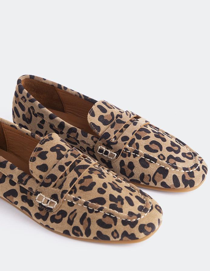 L'intervalle Prism Leopard Leather Imprimé Animal