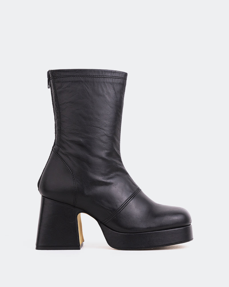 l'intervalle Qoli Noir Cuir Noir