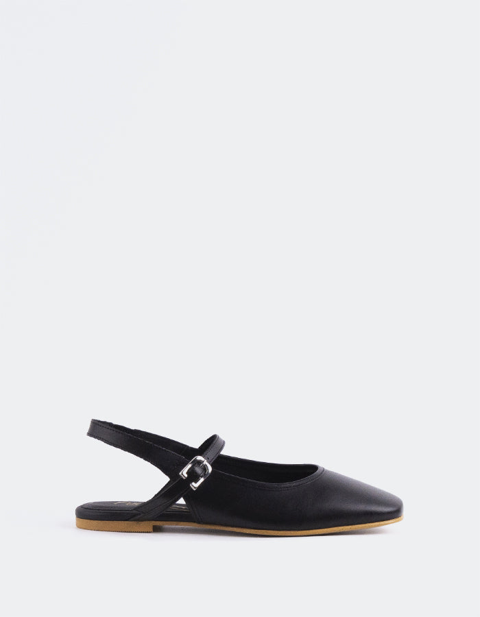 l'intervalle Rafya Noir Cuir Noir