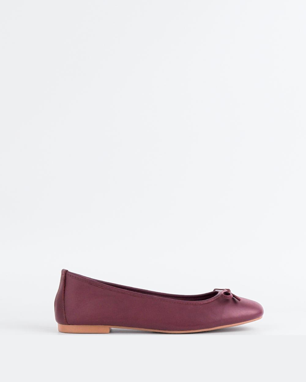 l'intervalle Ramesses Bordeaux Cuir Rouge