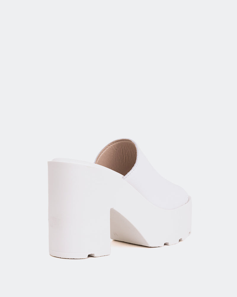 L'intervalle Ranchers Blanc Cuir Blanc