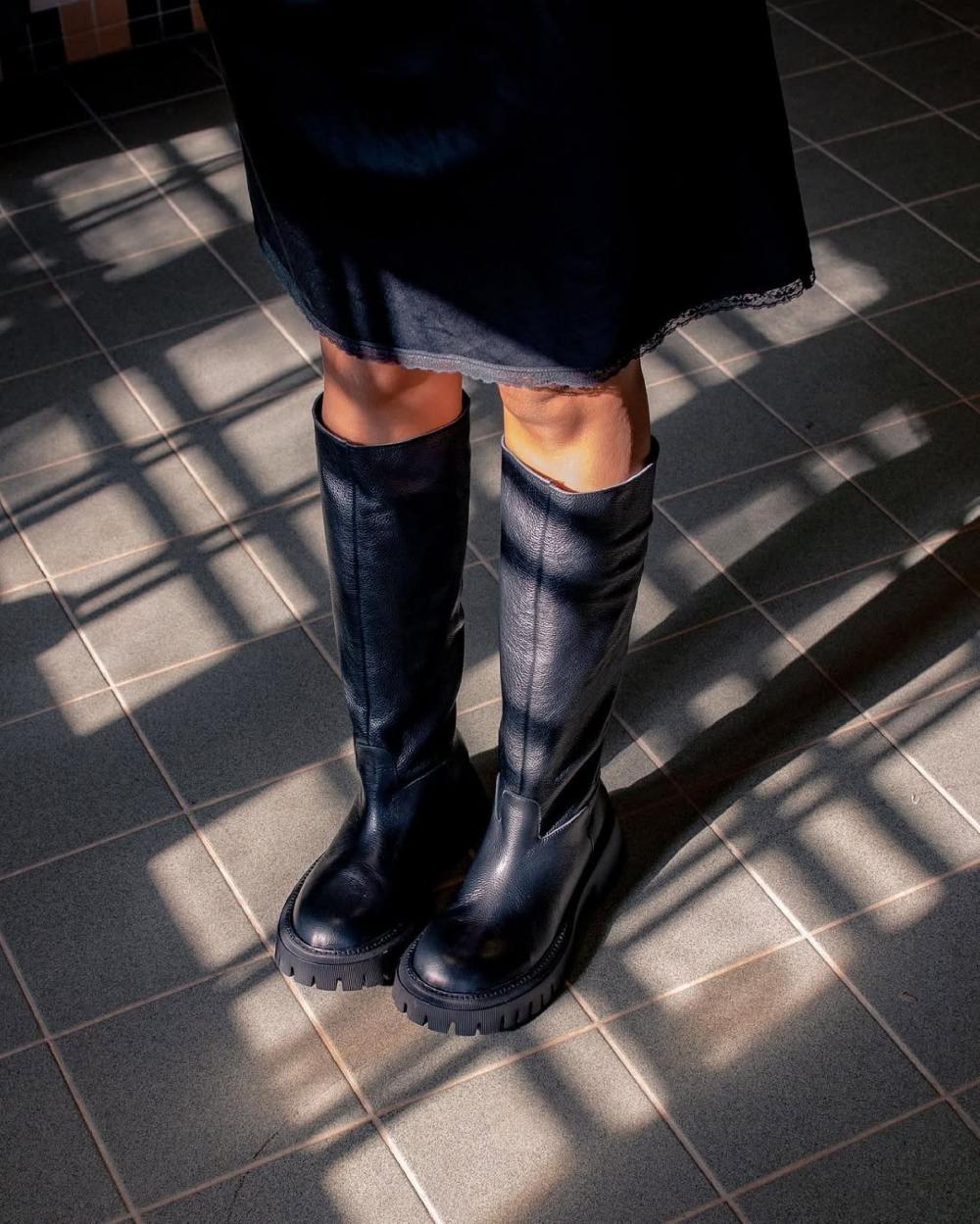 L'intervalle Rector Noir Cuir Noir