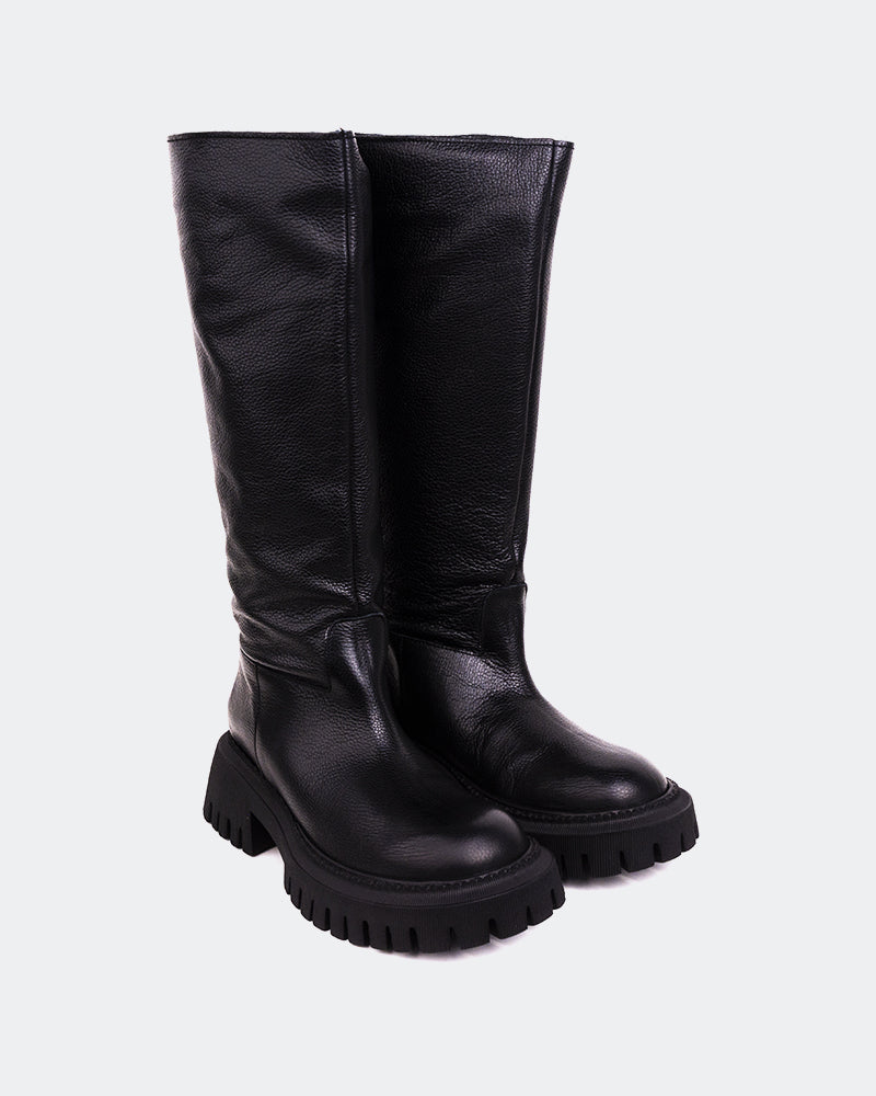 L'intervalle Rector Noir Cuir Noir