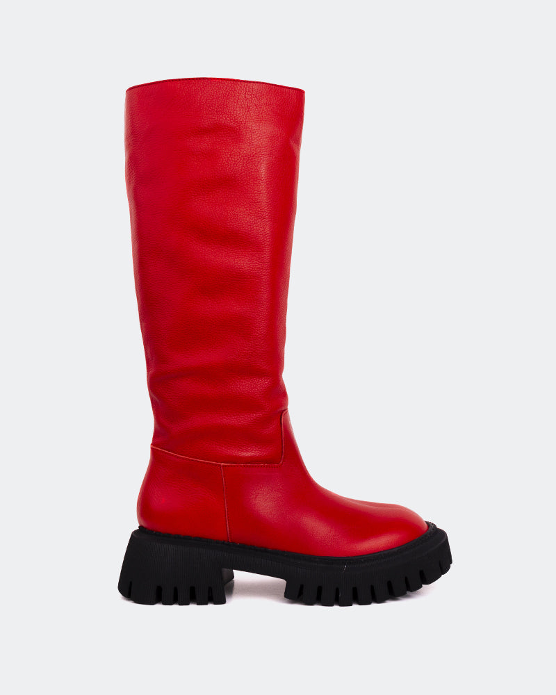 l'intervalle Rector Rouge Cuir Rouge