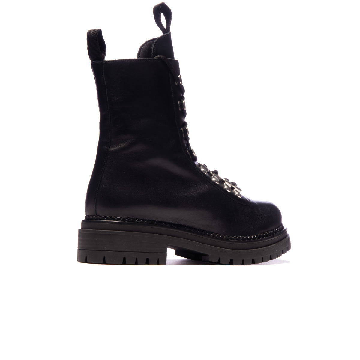 L'intervalle Reina Noir Cuir Noir