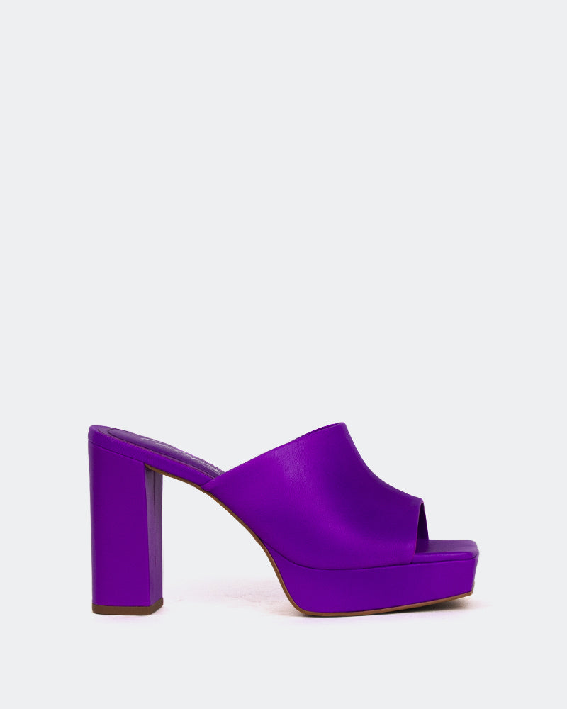 l'intervalle Republic Mauve Cuir/Cuir Violet Mauve