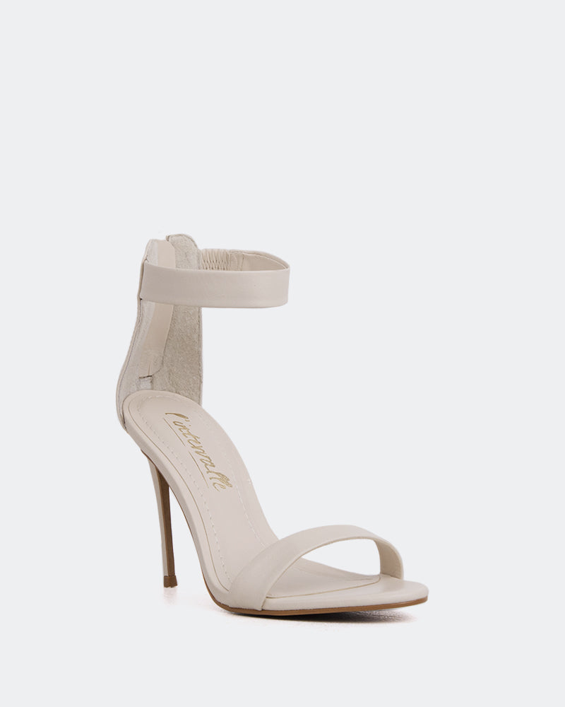 L'intervalle Ressorts Blanc Cassé Cuir Blanc