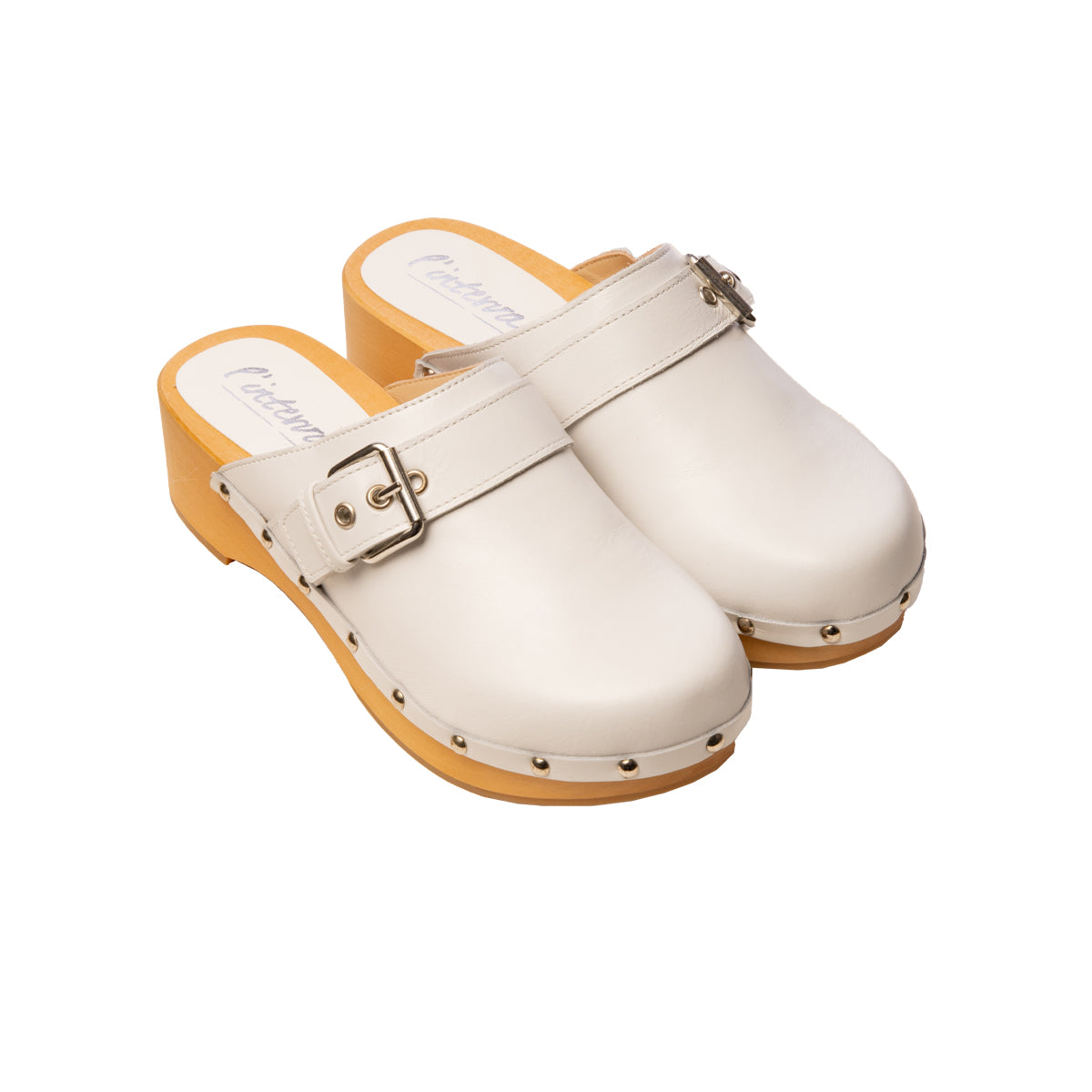 L'intervalle Rica Blanc Cuir Blanc