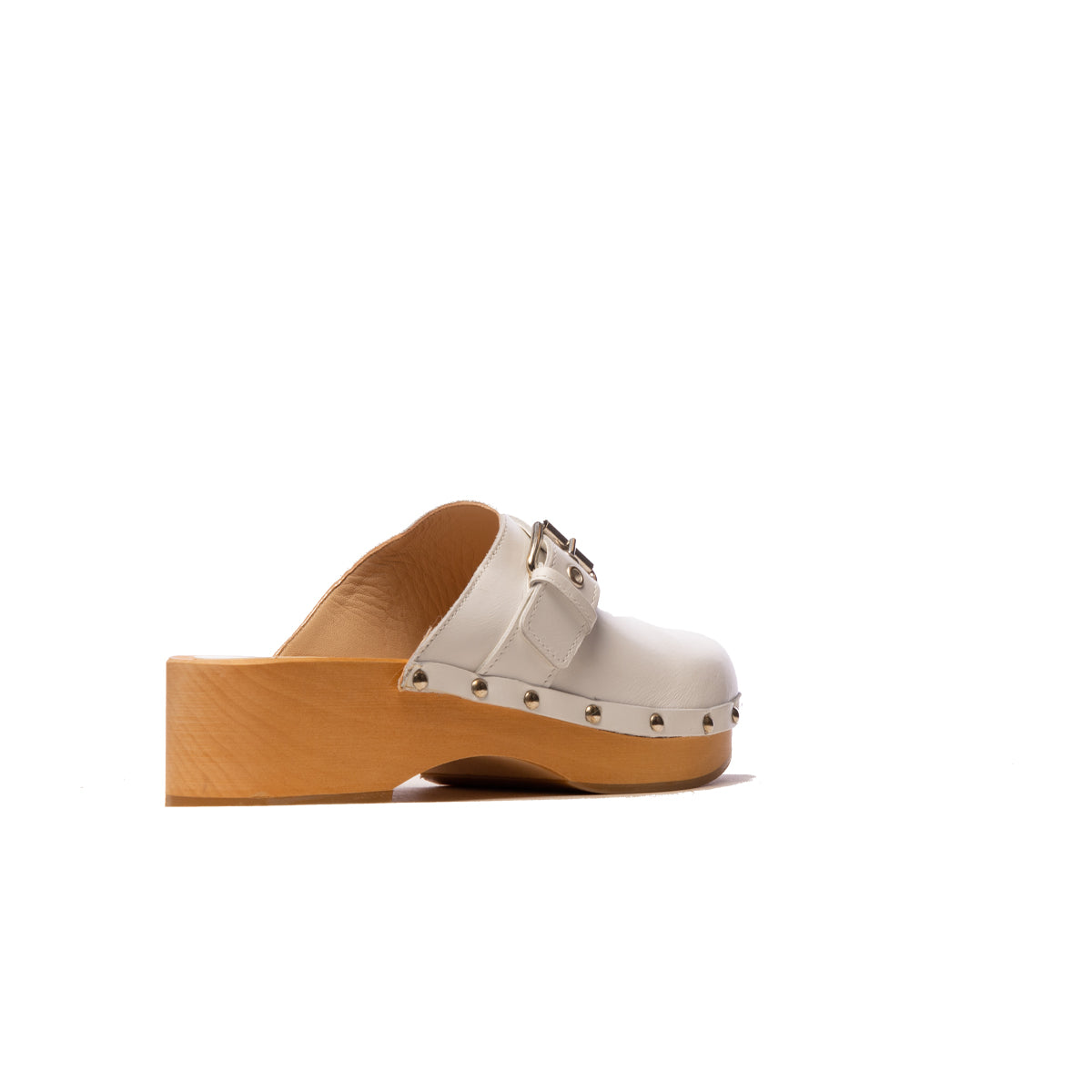 L'intervalle Rica Blanc Cuir Blanc