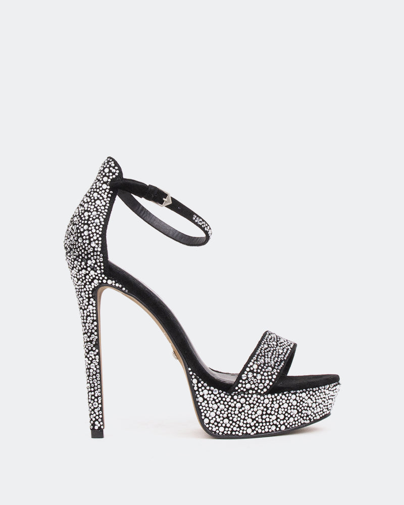 l'intervalle Rinna Noir Suède /Suède Noir Noir