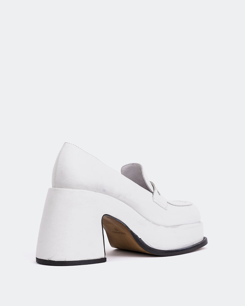 L'intervalle Rochfort Blanc Cuir Blanc