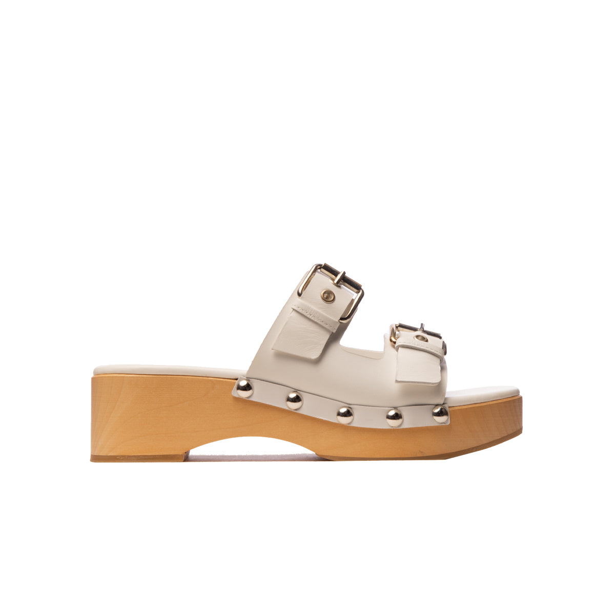 l'intervalle Ronja Blanc Cuir Blanc