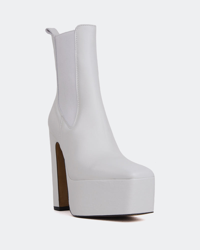 L'intervalle Rosen Blanc Cuir Blanc