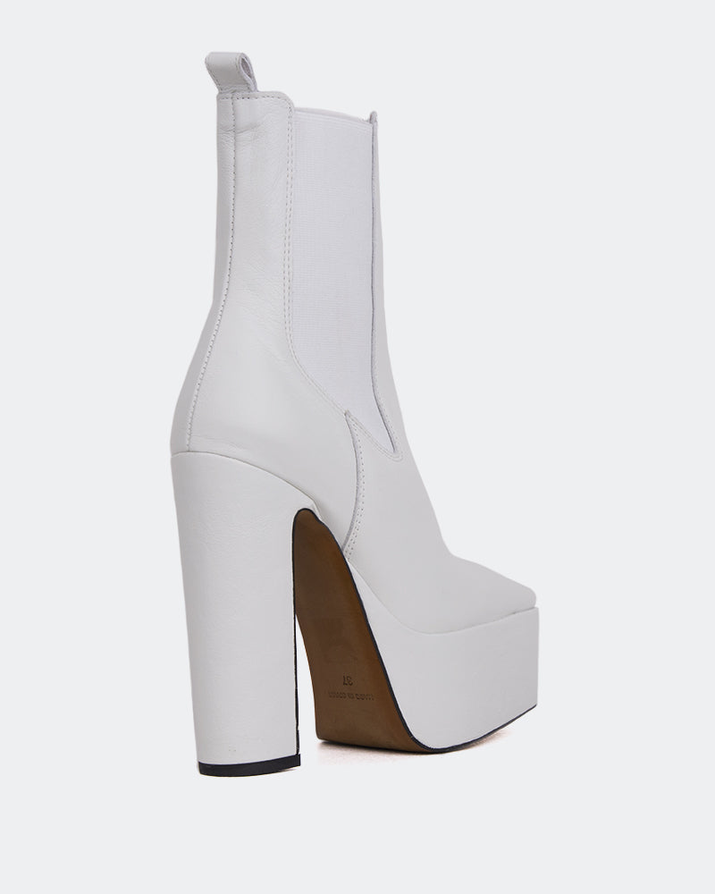 L'intervalle Rosen Blanc Cuir Blanc